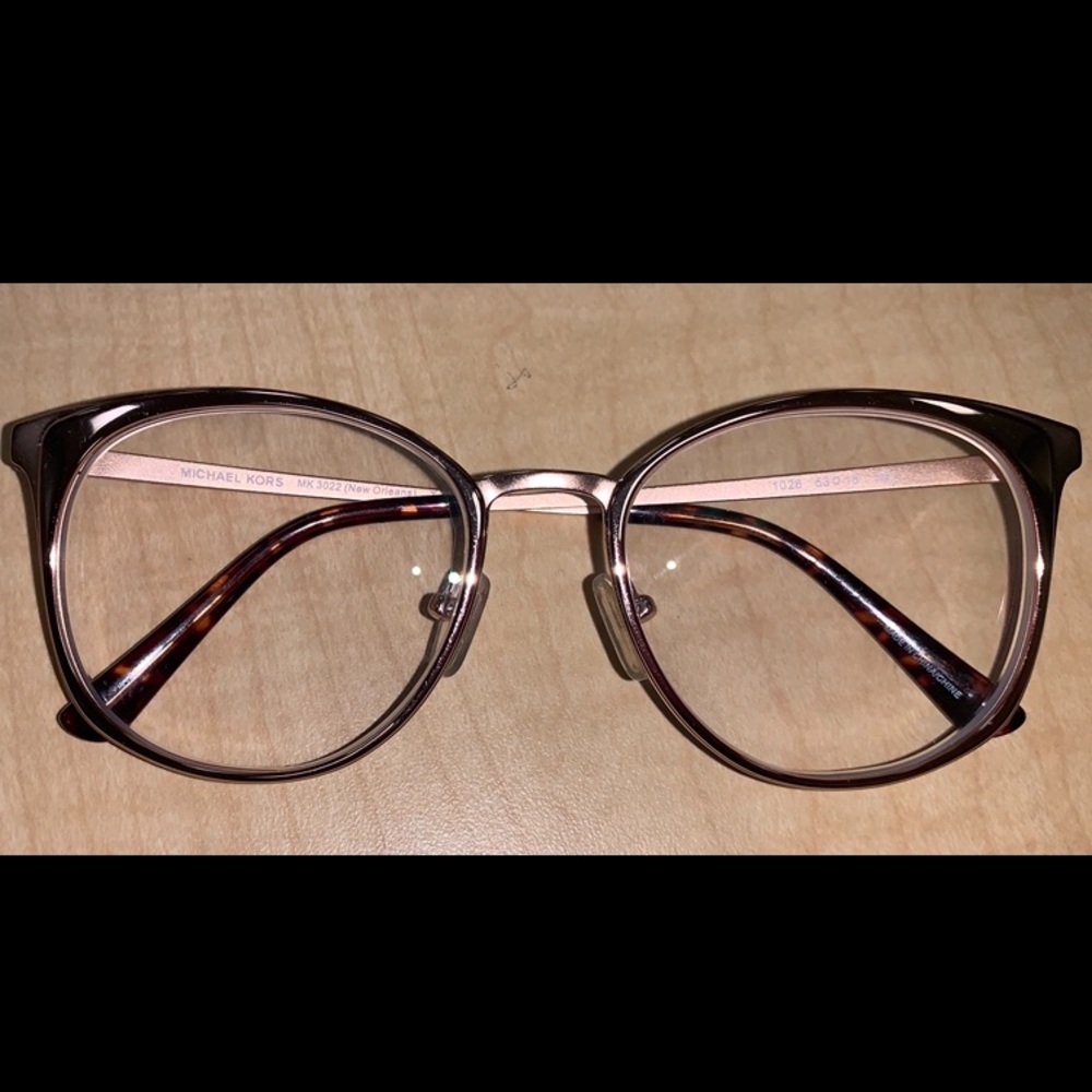 Michael Kors Rose Gold Glasses